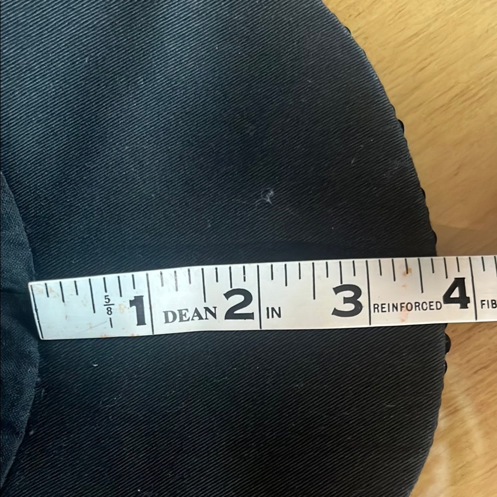 Black Sequin Embroidered Cap - image 7